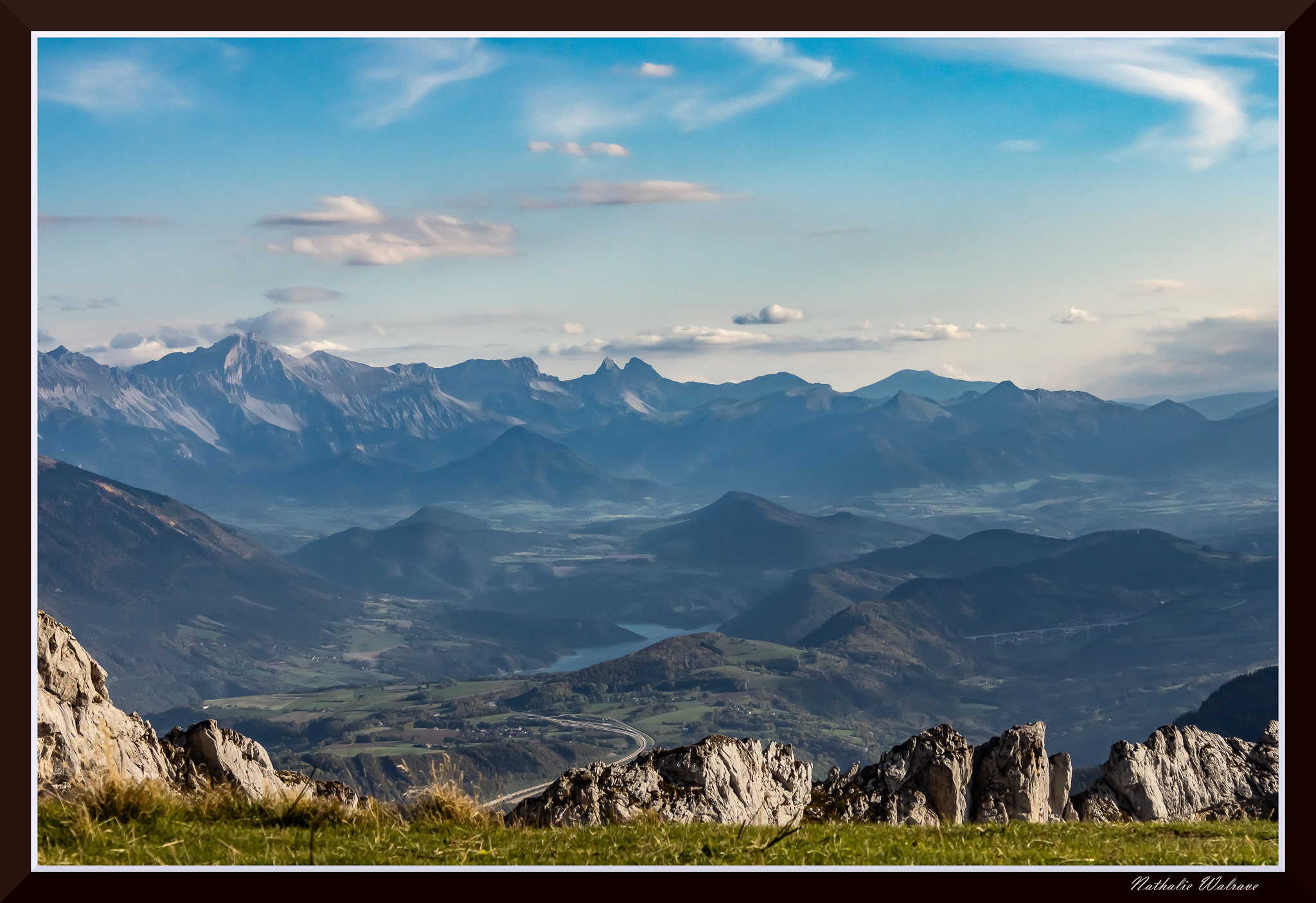 vue sur le lac de Monteynard